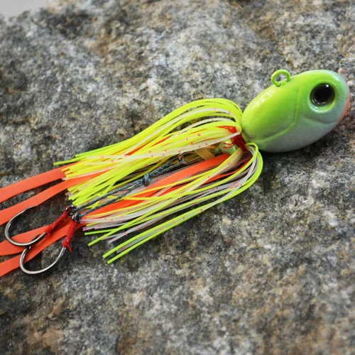 Señuelo de pesca calamar Jig Head Buzzbait cebo Artificial plantillas 83g para pesca en agua dulce y salada señuelos de cabeza grande 1 pieza venta - imagen 2