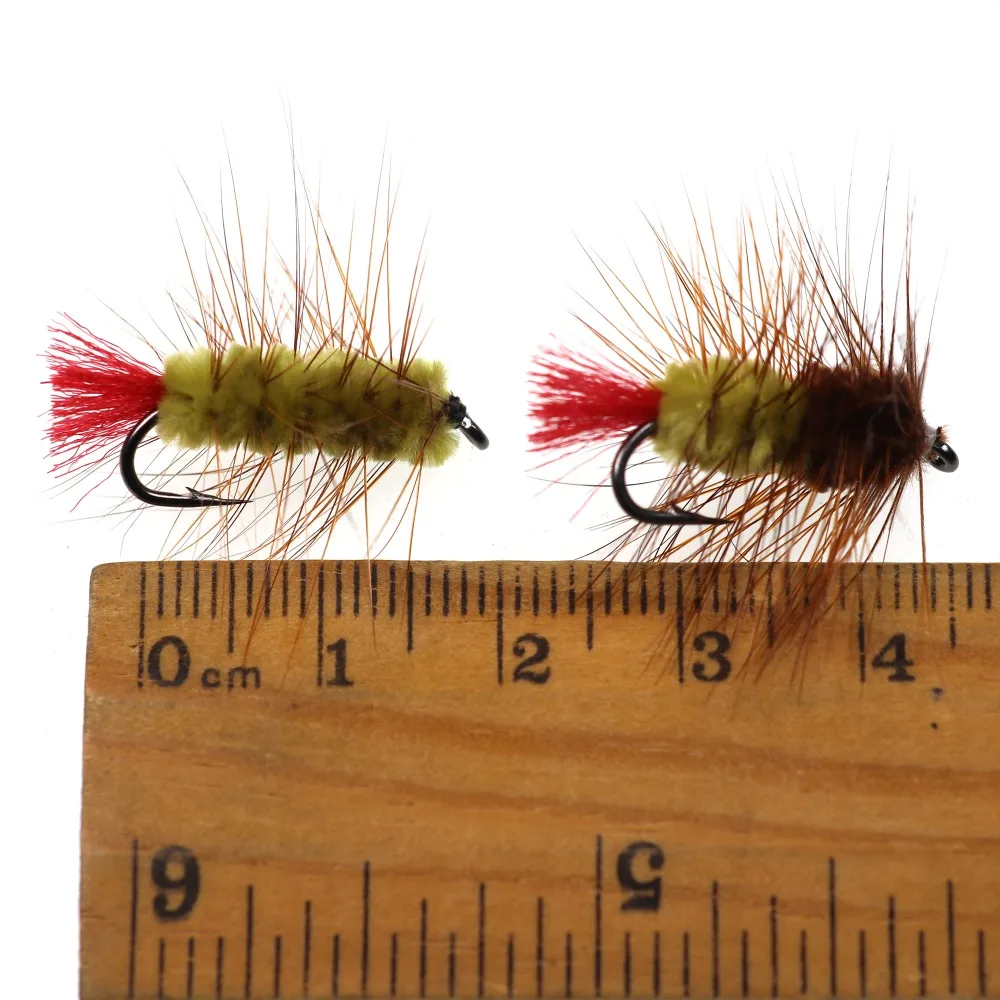 Hecho a mano para precisión Estas vibrantes moscas de pesca están diseñadas para cautivar a los peces con su apariencia realista