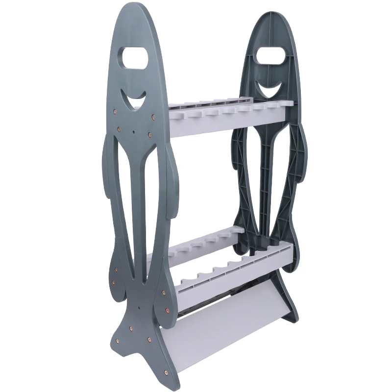 Soporte de exhibición de caña de pescar desmontable de alta resistencia, estante de equipo de pesca marina de 16 rejillas, barco, yate, soporte de cañas de pescar, bastidores de almacenamiento - imagen 2