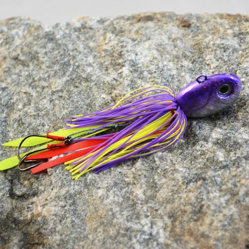 Señuelo de pesca calamar Jig Head Buzzbait cebo Artificial plantillas 83g para pesca en agua dulce y salada señuelos de cabeza grande 1 pieza venta - imagen 3