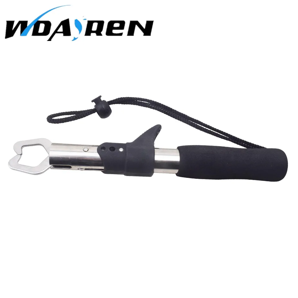 WDAIREN-Pinza de pesca de acero inoxidable, Control de labios de pescado con escala de peso y regla, herramienta de pesca, abrazadera de pesca de carpa, aparejos de Clip - imagen 4