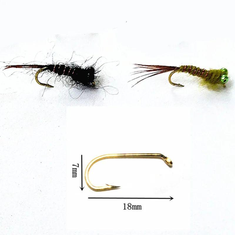 KKWEZVA-combinación de moscas de pesca con mosca de Nymph, insectos voladores, diferentes estilos, salmón, trucha, señuelos de pesca con mosca, aparejos de pesca, 50 piezas - imagen 5