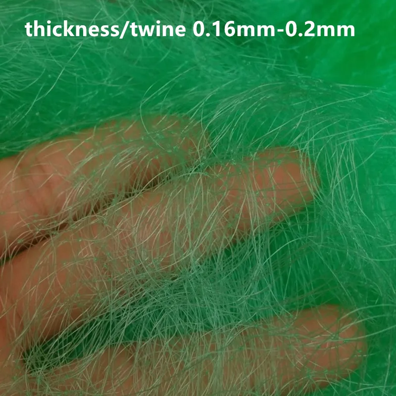 Red de pesca semiacabada de 0,16mm-0,2mm, red de pesca única, Visnet Rede Epuisette para La Peche, Red de nailon monofilamento - imagen 5