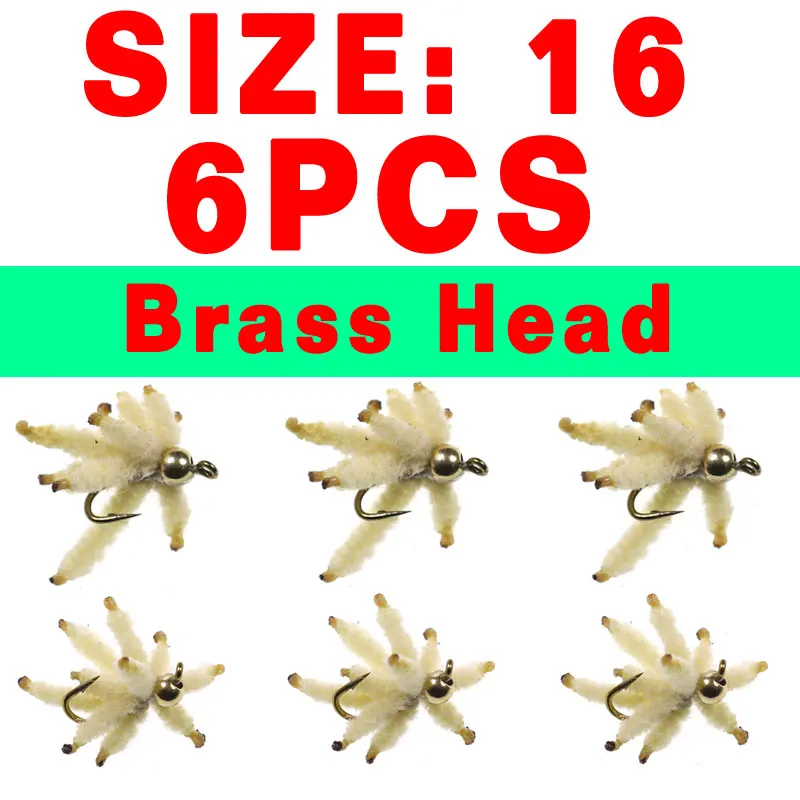 6PCS Brass SIZE 16
