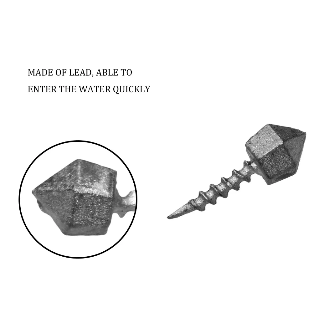 20 piezas de peso de inserción de pesca, 1g, 1,5g, 3g, plomo, cebo suave, pesas de inserción, plomo de peso de pesca de agua dulce - imagen 3
