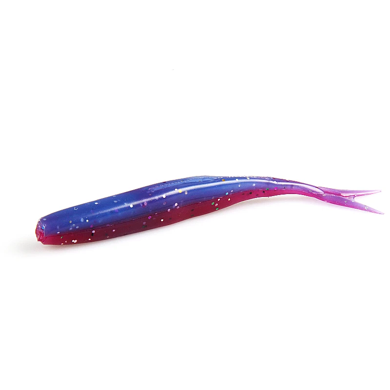 Supercontinente HP MiNNOW pequeño pez de cola de calamar suave 75mm cebo suave de carretera 1,8g 15 Uds - imagen 4
