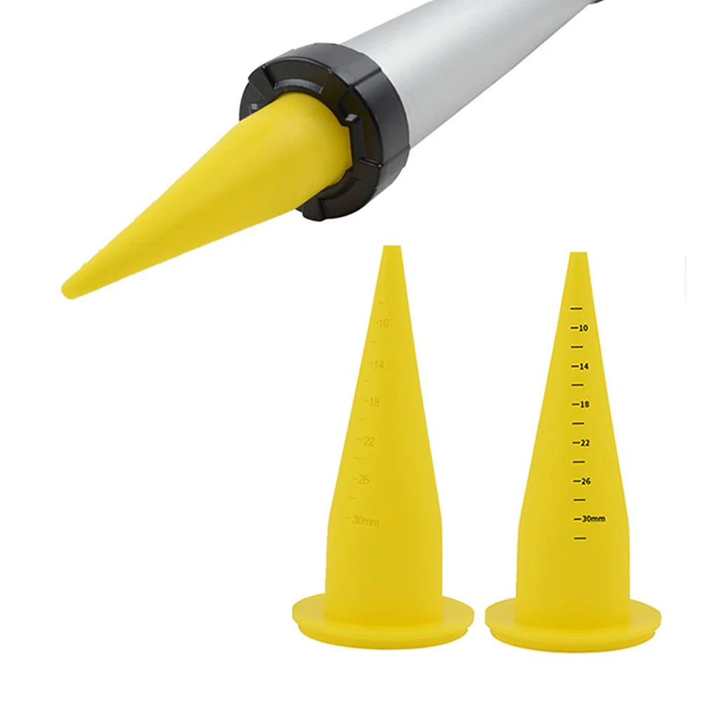 Pistola boilie de aluminio para fabricación de cebo de pesca de carpa, con 3 boquillas de repuesto de piezas, pistola de Pegamento de silicona - imagen 3