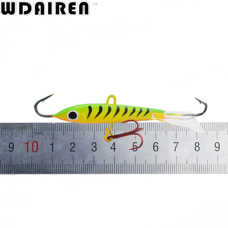 Señuelos de Pesca de plantilla de hielo de invierno de calidad, 8,5 cm, 18g, cebo Artificial, equilibrador de leurre para pesca de carpa, Lucio, aparejos de perca, 1 ud. - imagen 4