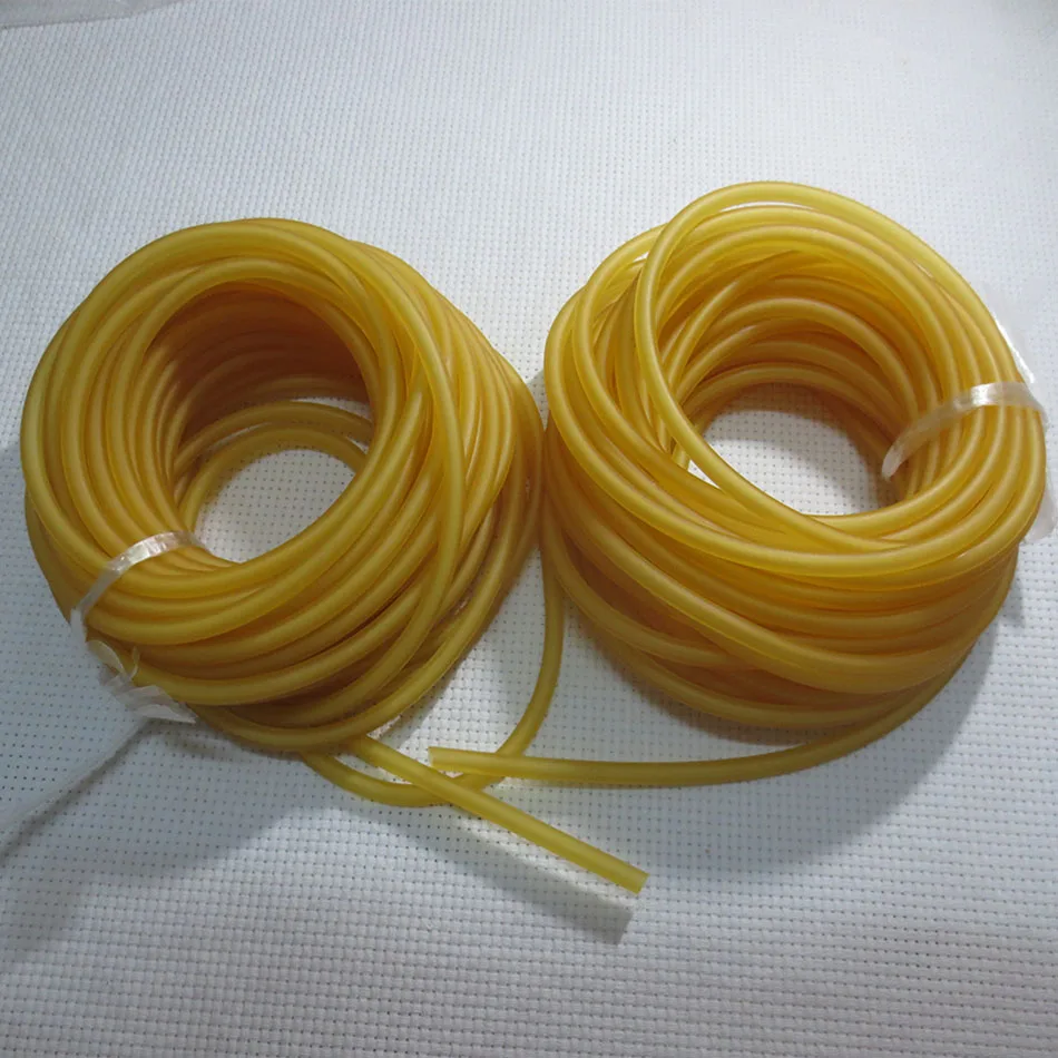 Tirachinas de látex Natural para caza, tubo de goma con lazo, banda de goma, catapulta, parte elástica, herramienta de equipo de Fitness, 10m - imagen 5