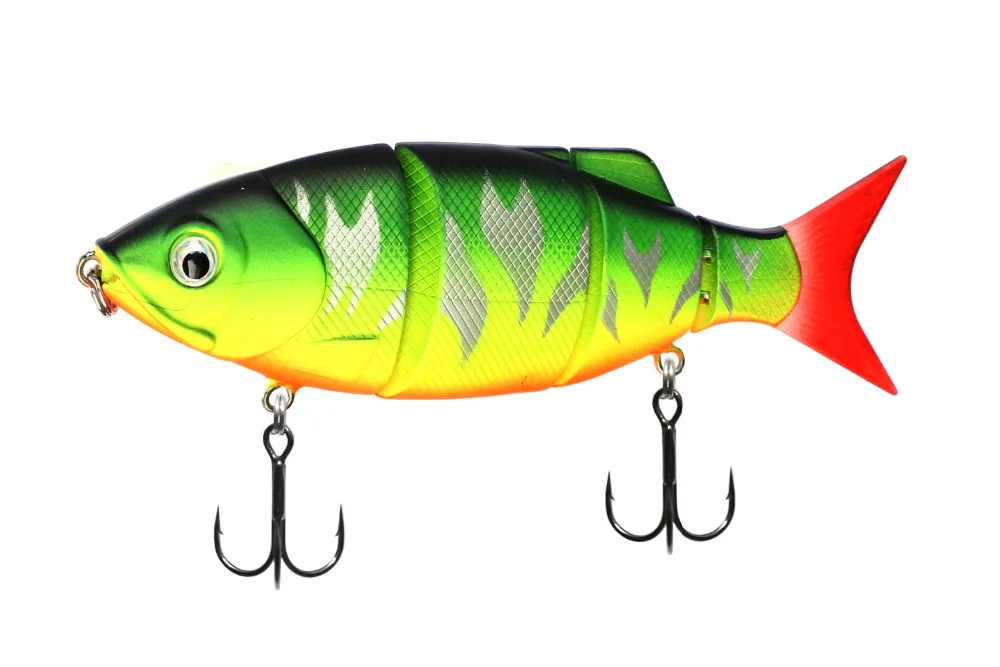 BassLegend-señuelo articulado Swimbait, cebo para Lucio, pececillo, Crankbait, 110mm, 26g - imagen 5