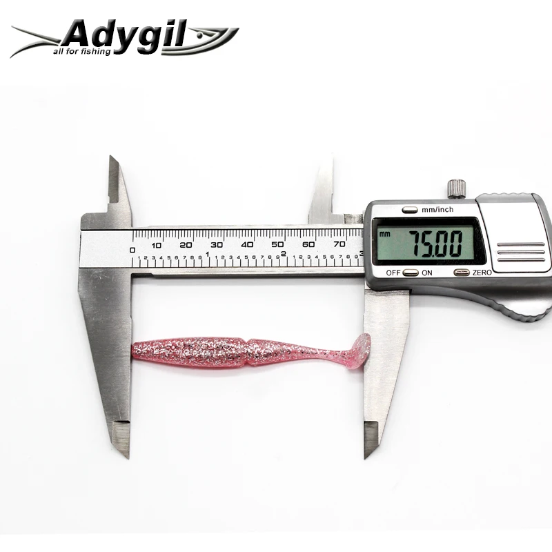 Señuelo de silicona ADYGIL ADSL200 – 75 mm, 3,5 g, 10 uds - imagen 2