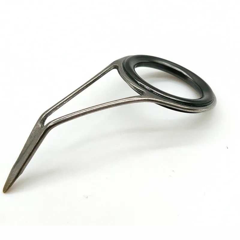 SUNMILE-anillos de guía de cerámica de acero inoxidable, accesorios de pesca DIY, puntas de caña de pescar, anillos de línea para reparar caña, 9 uds. - imagen 4