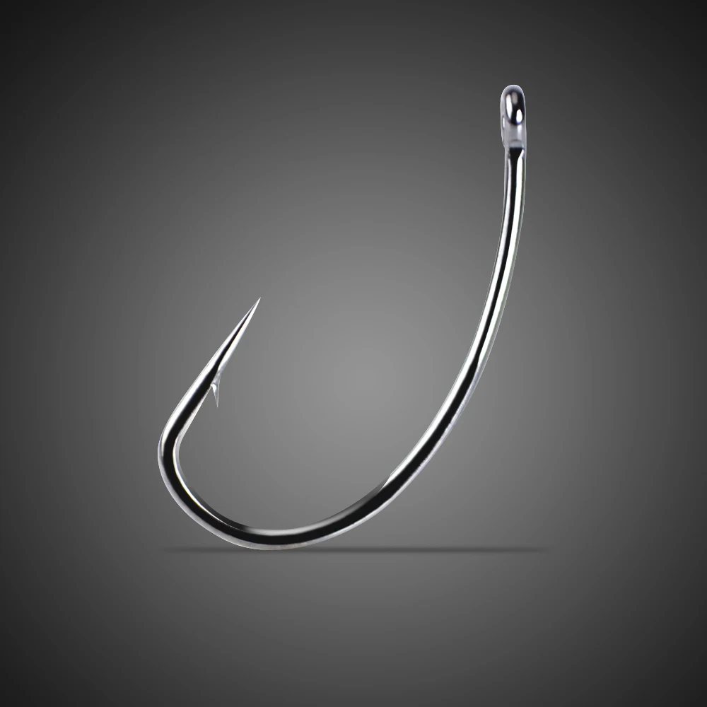 NGB 20PCS 2 #   4 #   6 #   8 #   Gancho de Pesca de carpa KAYO-HEAVY, anzuelo de Pesca con mosca alta, accesorios de aparejos de Pesca de acero al carbono - imagen 2