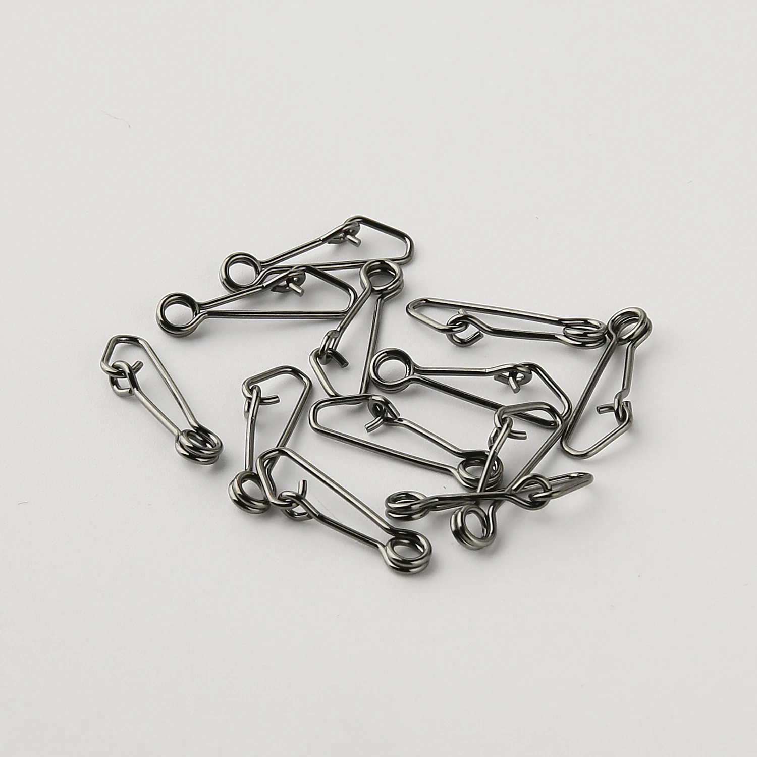 100 unids/lote Conector de la Línea de Pesca gira de Cierres de Gancho de Acero Inoxidable Gancho de Pesca Mar Océano de Rodadura Giratorio Snap Pesca Herramientas - imagen 5