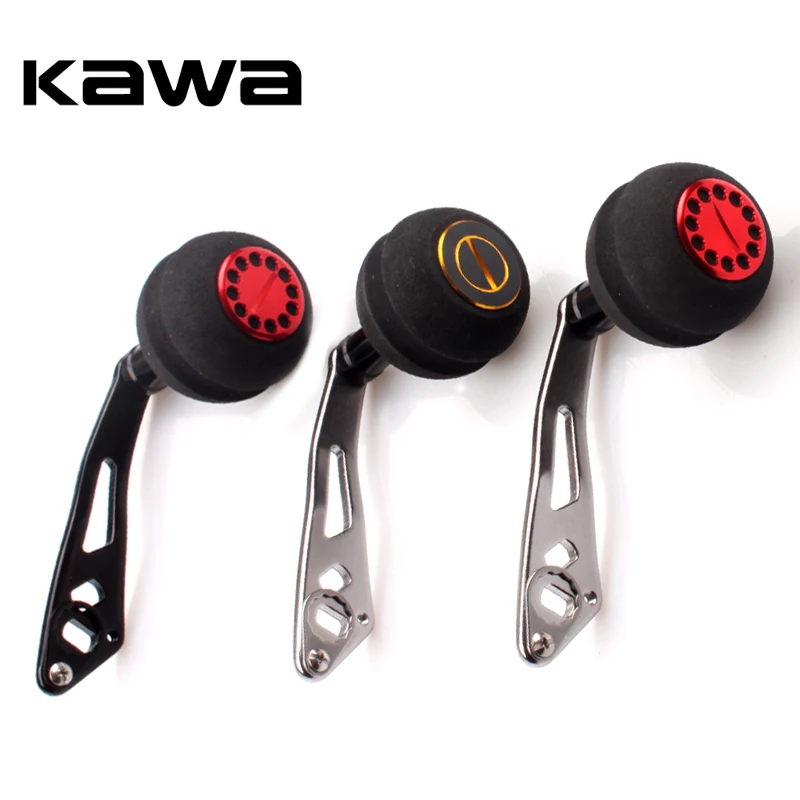 Kawa mango de carrete de pesca de aleación de aluminio, bola basculante Tipo de perilla de pesca EVA, 8x5mm, traje para accesorio de pesca A y D - imagen 3