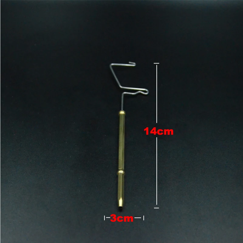 Kit de herramientas de atado de moscas para novatos, enhebrador de bobina, soporte de bobina con punta de cerámica y látigo giratorio, 3 unidades - imagen 2