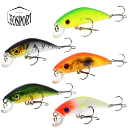 Señuelos de plástico duro para pececillos, cebo Artificial Crankbait, aparejos de Pesca, 7CM/7,6G