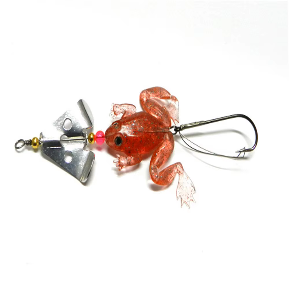 Fishinapot CrankBait – Señuelo de rana suave 90mm - imagen 5