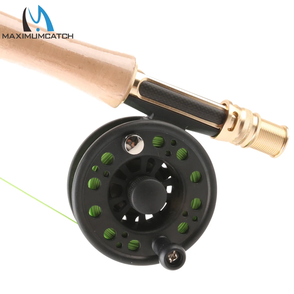 Maximumcatch Carrete de mosca 5-8WT plástico ambidiestro - imagen 5