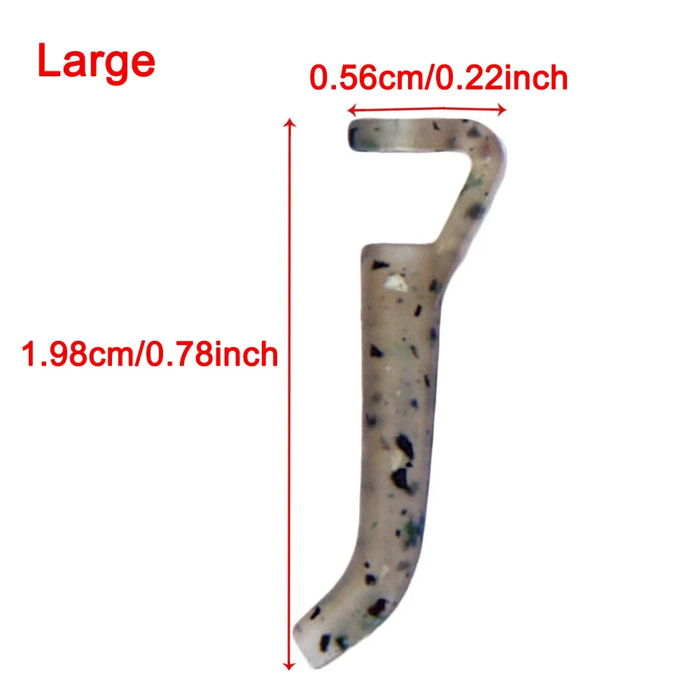 Shaddock-manchons de anzuelo de pesca de carpa, 20 piezas, gancho alineador, aparejo de pelo de carpa, aparejo Terminal, herramienta de accesorios de pesca de carpa - imagen 2