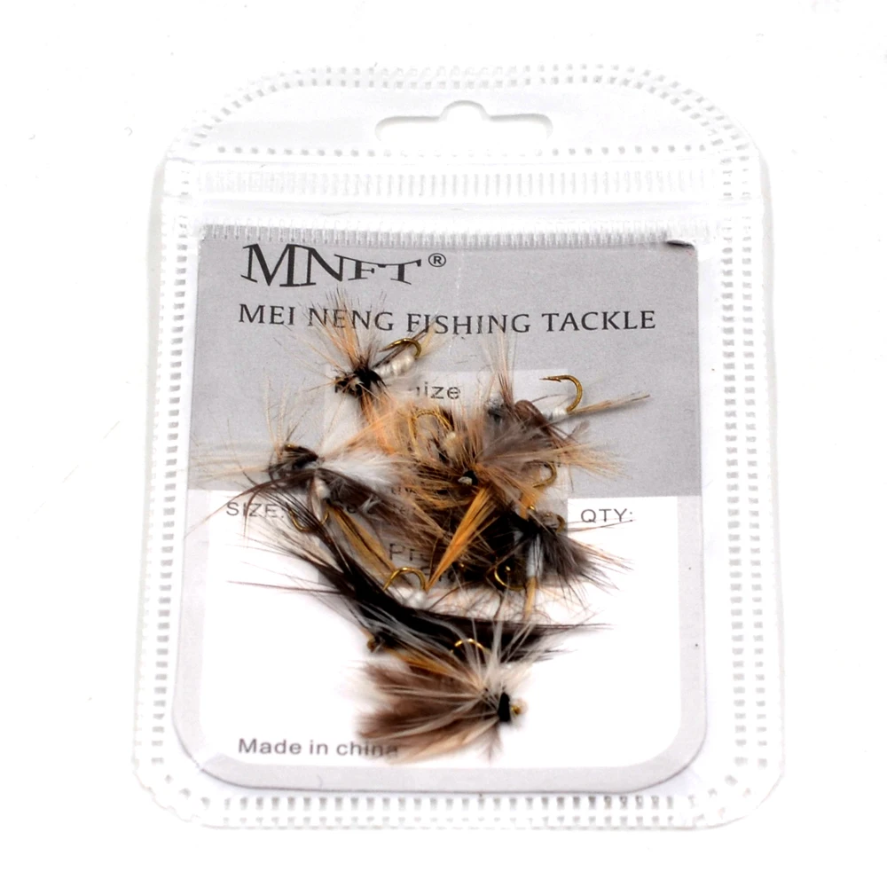 Anzuelos de mosca seca MNFT – Mosquito gris para trucha y salmón - imagen 5