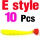 10PCS E type