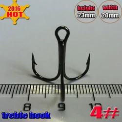 Anzuelo Triple Treble Hook – Acero inoxidable para agua salada
