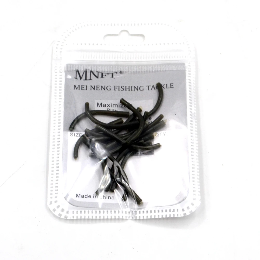 MNFT-alineador de pesca de carpa, 10 Uds., aparejo de pelo, alineador, gancho antienredos, manga, alineador de línea Chod, adaptador de vástago, ganchos, herramienta de tubo suave - imagen 5