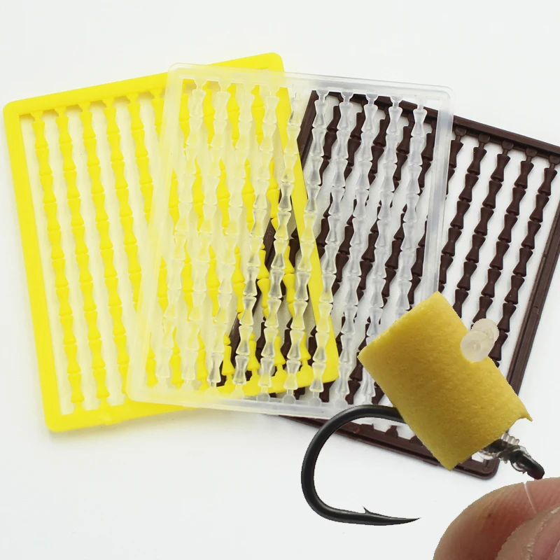 5 tarjetas = 500 Uds. De Boilies de pesca de carpa, insertos de Boilie para aparejo de carpa, aparejo de pelo, cebo, parada Pop Up, tapones, accesorios de pesca de carpa