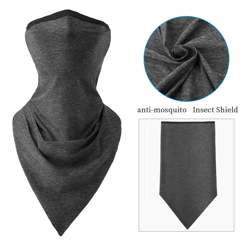 Gorro de tela Anti-UV para bicicleta, mascarilla facial para ciclismo, Bandana para pescar, pañuelo deportivo, novedad - imagen 4