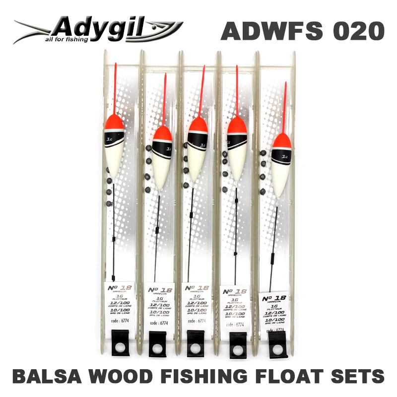 Flotadores Balsa Adygil ADWFS 020 – Madera natural para pesca - imagen 5