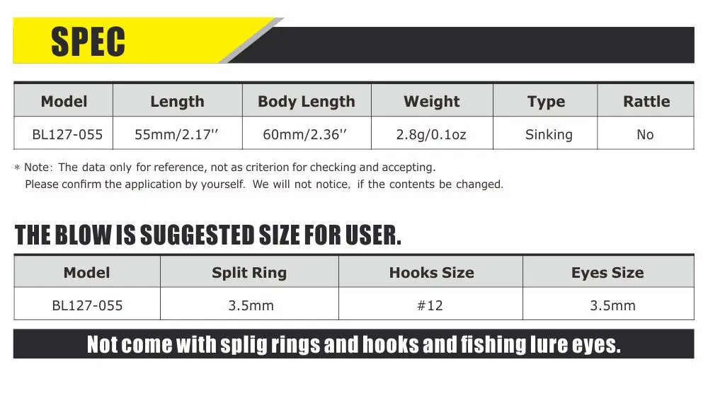 El golpe es un señuelo de pesca versátil diseñado para experiencias de pesca efectivas y eficientes