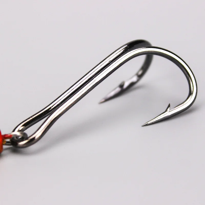 Señuelo de pesca con gancho de garra de pollo Popper, 14cm/45g, señuelos artificiales de agua de mar, cebo duro de océano, anzuelo doble, flotador Poper, 1 pieza en oferta - imagen 5