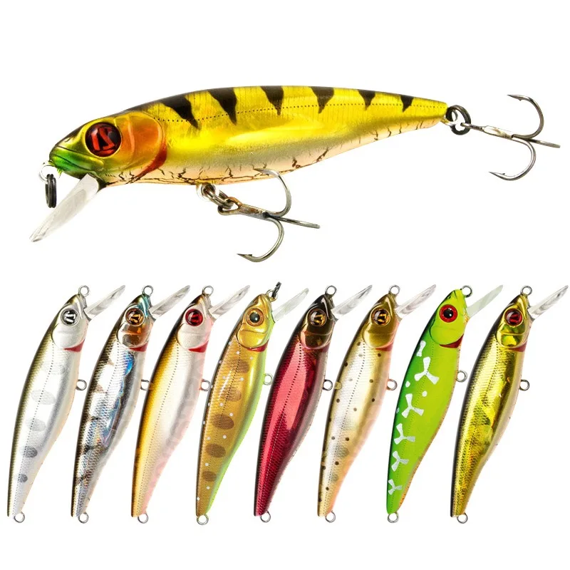 KMRESA-señuelo de pesca duro, 8,5 cm, 8,2g, Wobblers crank minnow, cebo artificial para lubina, Lucio, carpa, Swimbait - imagen 2