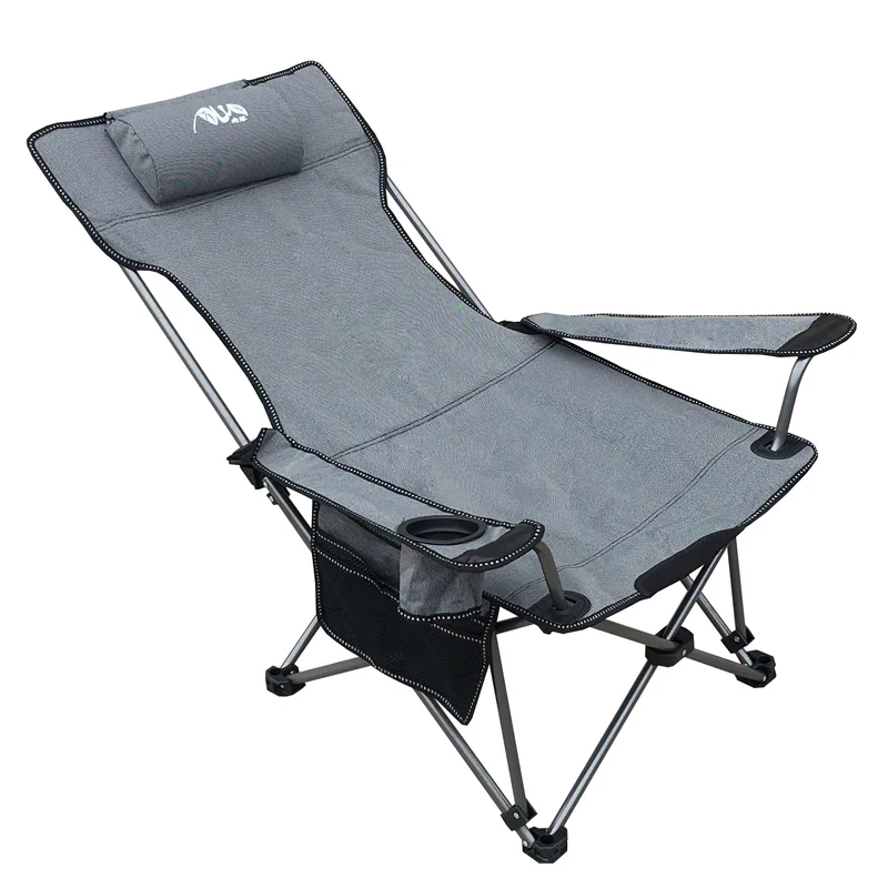 Silla plegable para exteriores, asiento reclinable portátil para playa, Pesca, Camping, senderismo, taburete de Pesca, accesorios para peces - imagen 2