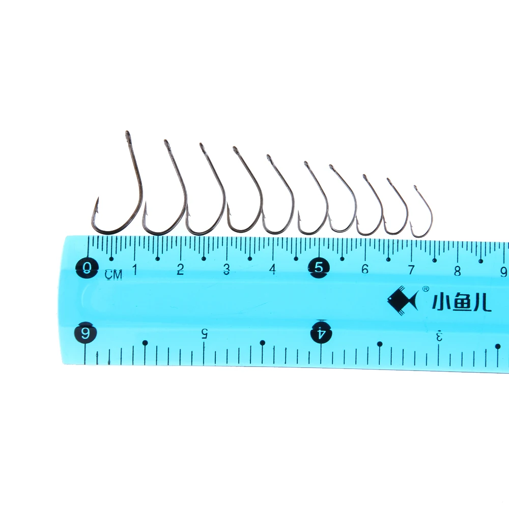 NGB KATANA Cottus 50 unids/lote Size3-Size12 anzuelo de pesca de acero al carbono con alimentador de agujeros anzuelo Anzol aparejos de pesca - imagen 2