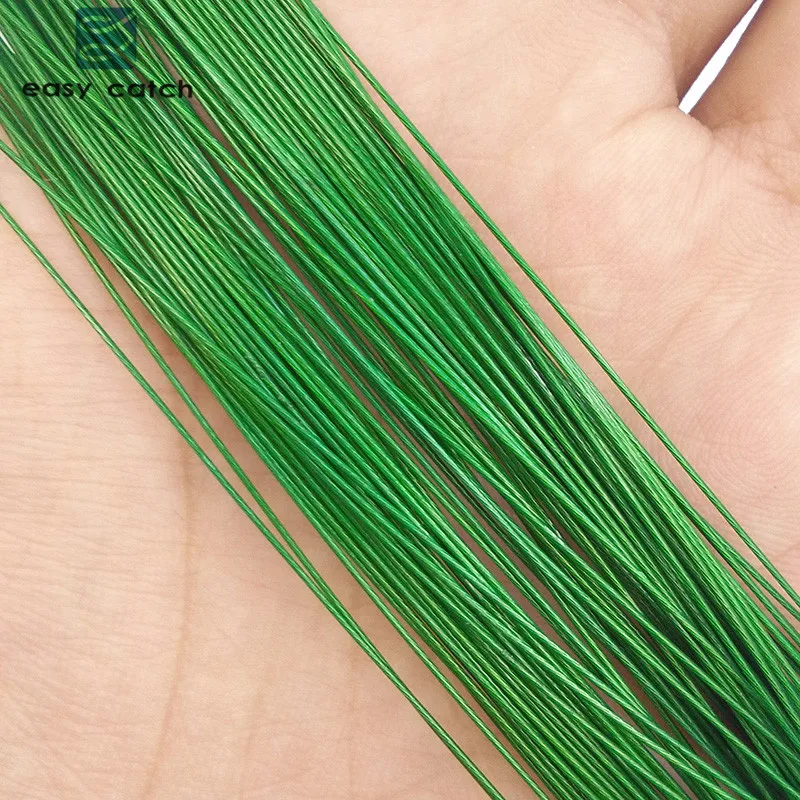 Easy Catch-Hilo de pesca de acero inoxidable, alambre recubierto de nailon verde, líder de 20cm, 25cm, 50 unidades - imagen 4
