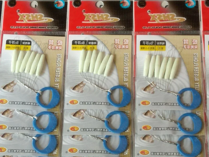 30 unids/lote flotador de pesca luminoso brillante siete estrellas flotador de pesca de carpa luz boya Bobber accesorios de aparejos de pesca 6 en 1 FU022 - imagen 4