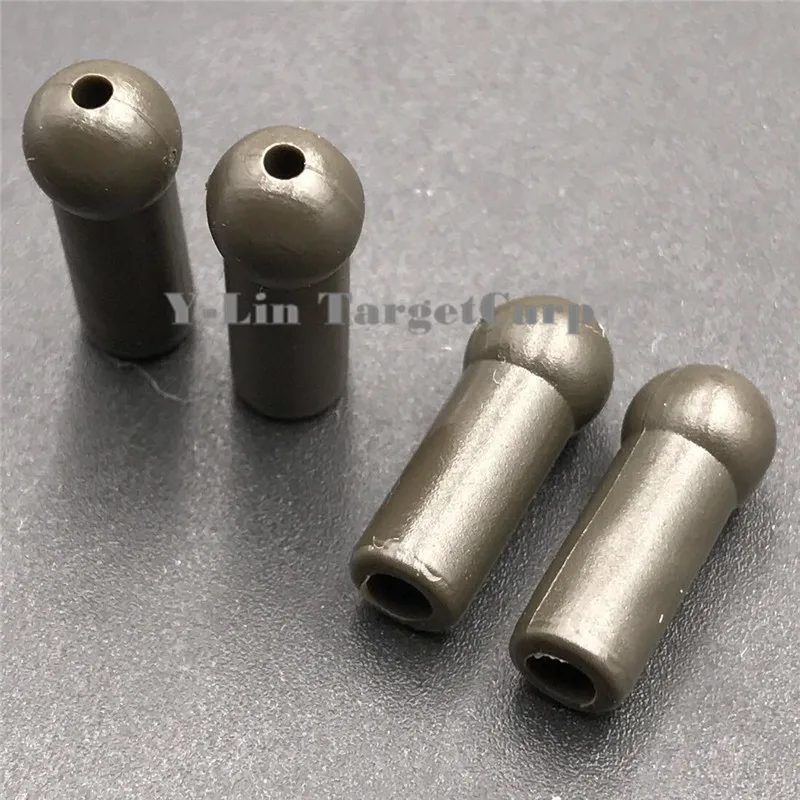 Accesorios de pesca de carpa, Mini cuentas de amortiguación de goma con eslabones giratorios de cambio rápido en forma de Q, aparejos terminales de aparejos de pelo Chod - imagen 4