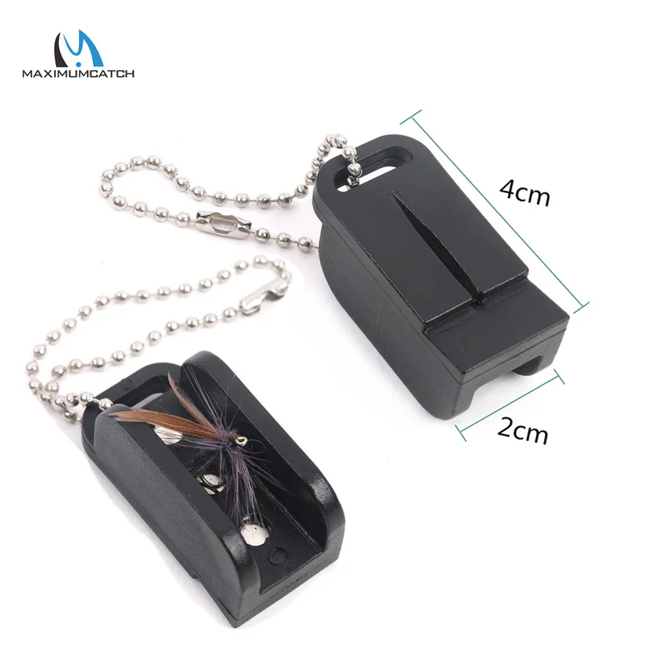 Maximumcatch-enhebrador magnético ligero para pesca con mosca, accesorios de pesca con mosca de plástico de alta densidad con Retractor Zinger - imagen 4