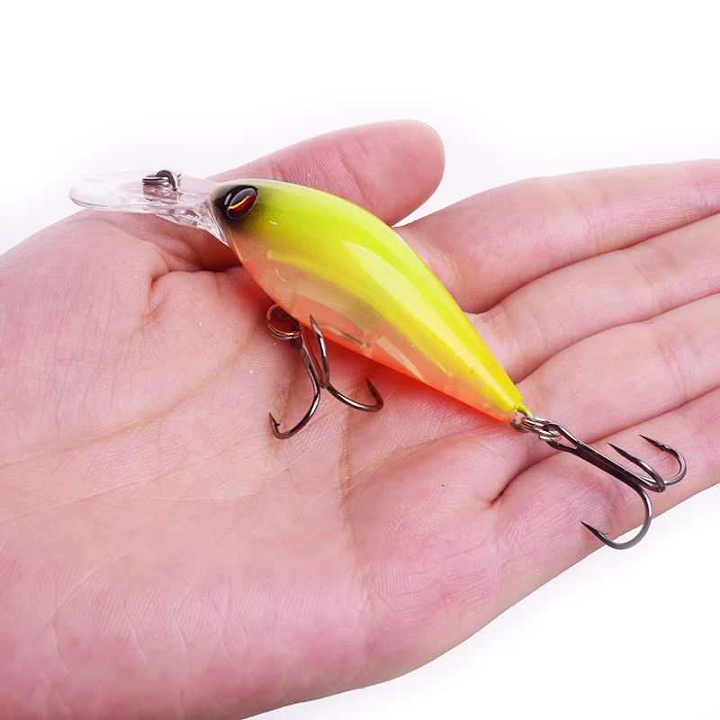 Crankbait-señuelo duro Artificial, Wobblers, 85mm, 8,5g, 6 colores diferentes, señuelos para pececillos, manivelas para Pesca de lubina, 1 ud. - imagen 4