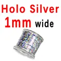 1mm holo silver