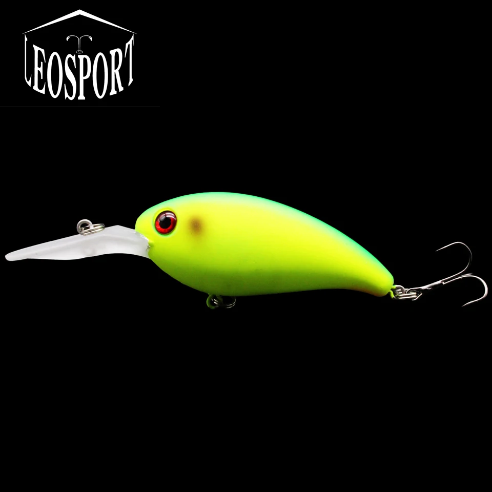 1 Uds señuelo de pesca con manivela cebos duros artificiales 10cm 15g Crankbait Jerkbait Wobbler aparejos de pesca buenos anzuelos triples aparejos - imagen 2