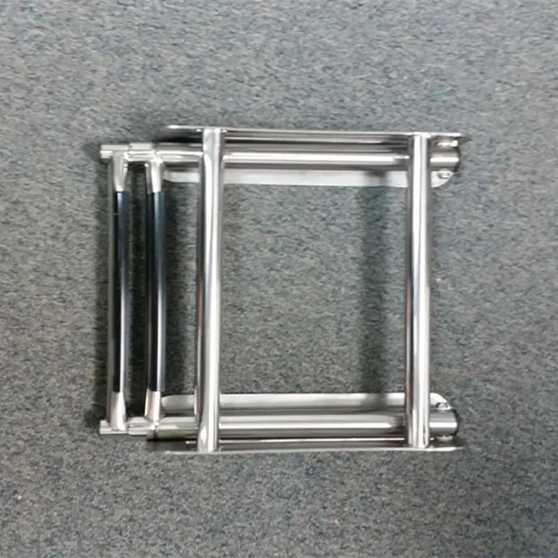 Polea telescópica de acero inoxidable de 2 escalones, escalera de barco marino, plataforma de natación, accesorios marinos - imagen 2