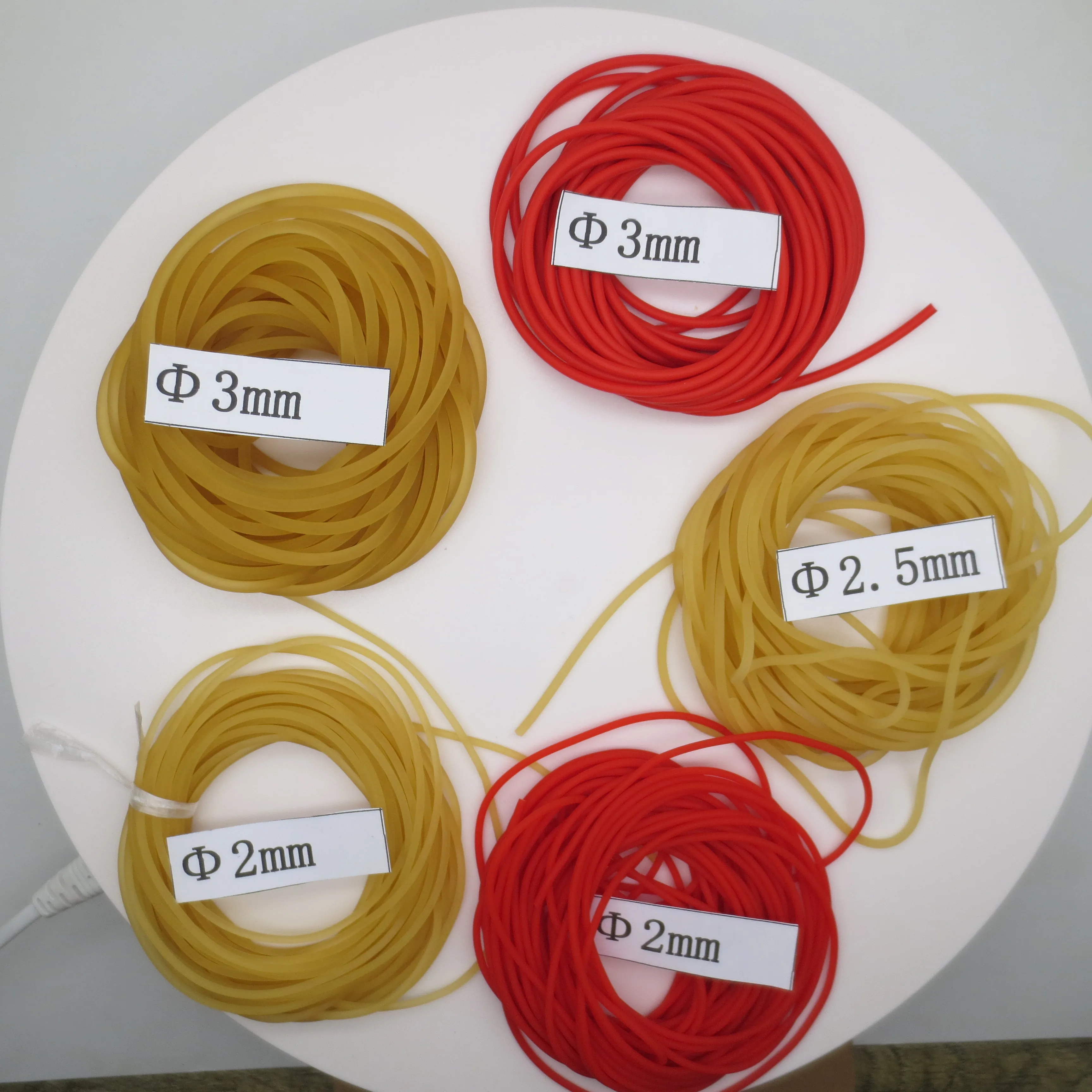 Cuerda de goma de 10M de diámetro 2, 2,5 3mm cuerda de pesca elástica sólida accesorios de pesca línea de goma de buena calidad para equipo de pesca