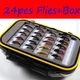 24 Nymph Flies Box