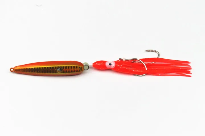 Señuelo de pesca Jigbait 130g/180g/200g Jigs plomo Jig Head Spinner cebo barco Trolling cebos aguas profundas señuelos de Metal 1 pieza venta - imagen 4