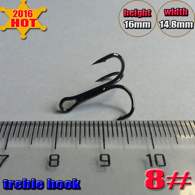 Anzuelos triples de pesca, gancho triple perfecto, productos listados, precio de venta de costo, solo por ventas y credibilidad, 100 unidades por lote, 2023 - imagen 3