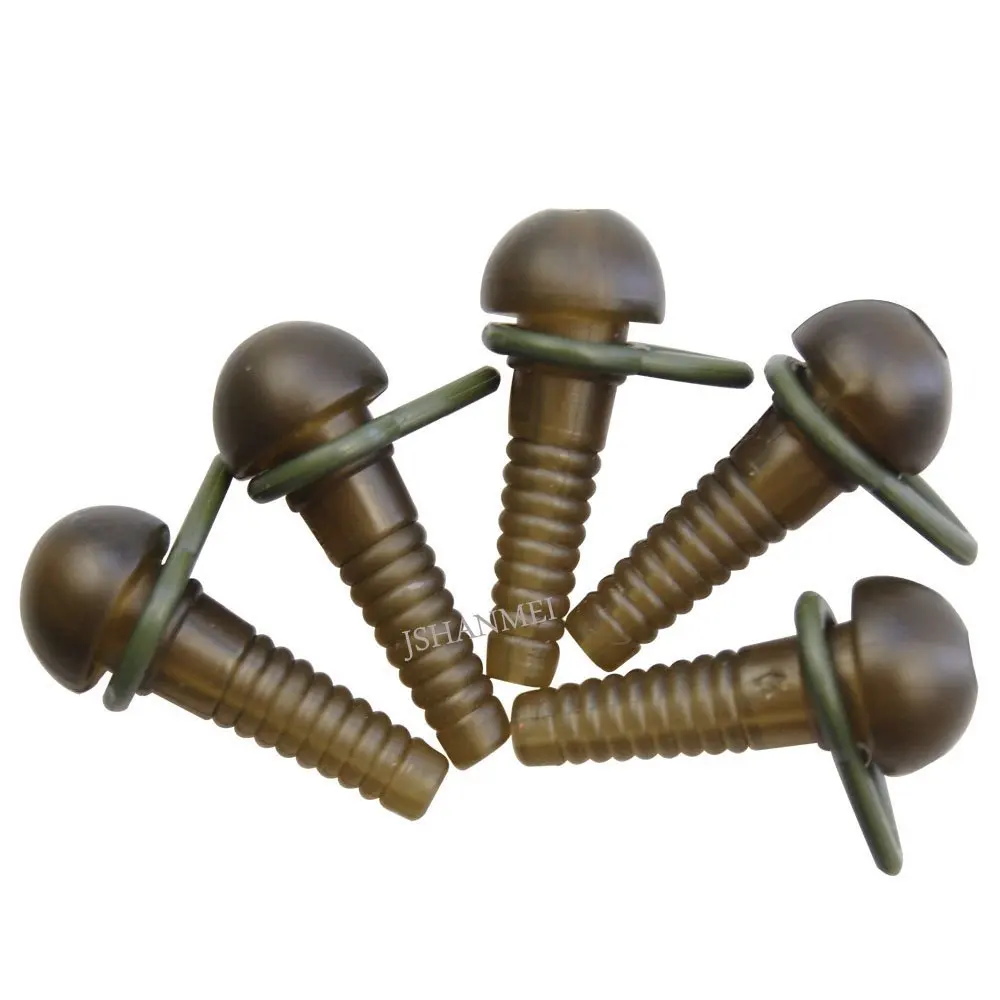 JSM-caja de 80 unids/lote de aparejos de pesca de carpa, Mangas de seguridad, anillos giratorios de cambio rápido para anzuelos de carpa, Terminal de conector - imagen 3