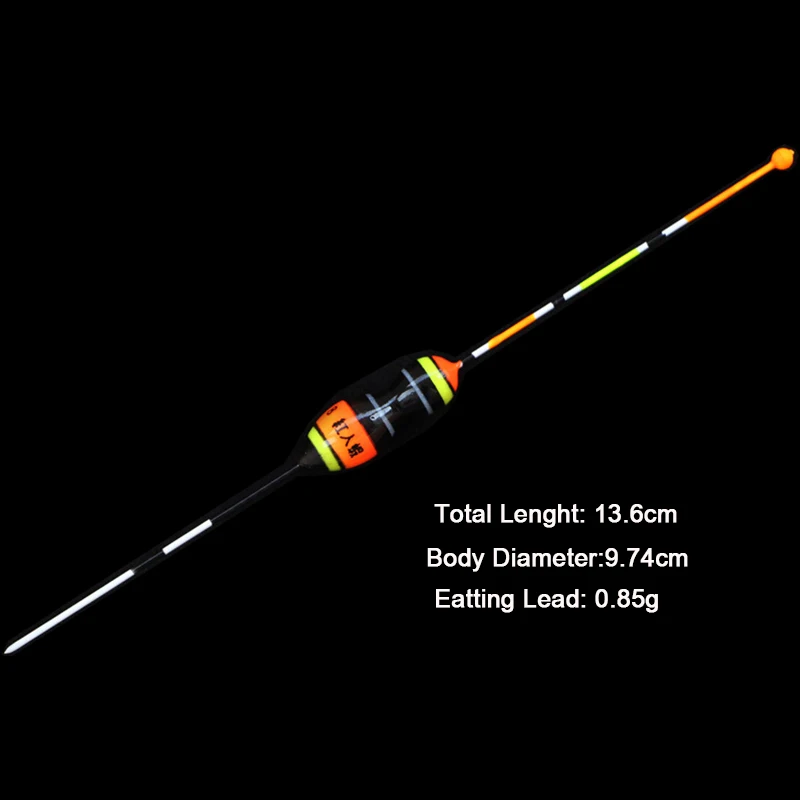 3 unids/lote flotadores de pesca flotadores de camarones estanque de hierba pesca en hielo Bobbers agua dulce Balsa accesorio de aparejos de pesca de madera - imagen 5